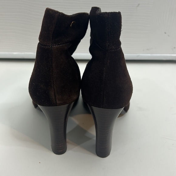 Franco Sarto Limber Brown Booties 6.5M Heel - Picture 3 of 7